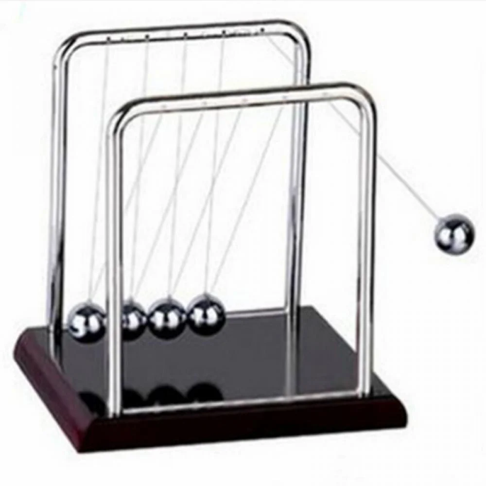 Clearance! Newtons Cradle Balance Balls High Quality Newtons Cradle Pendulum Demonstrate Newton's Laws with Swinging Balls Office Desk Decoration Science Physics Gadget