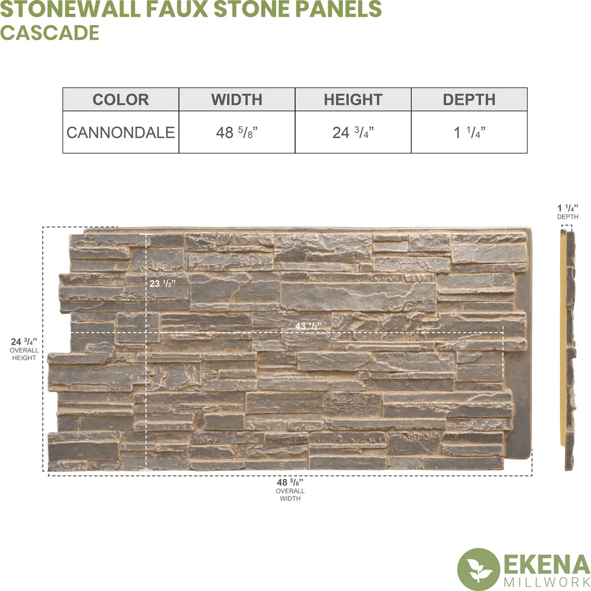 Ekena Millwork 48 5/8