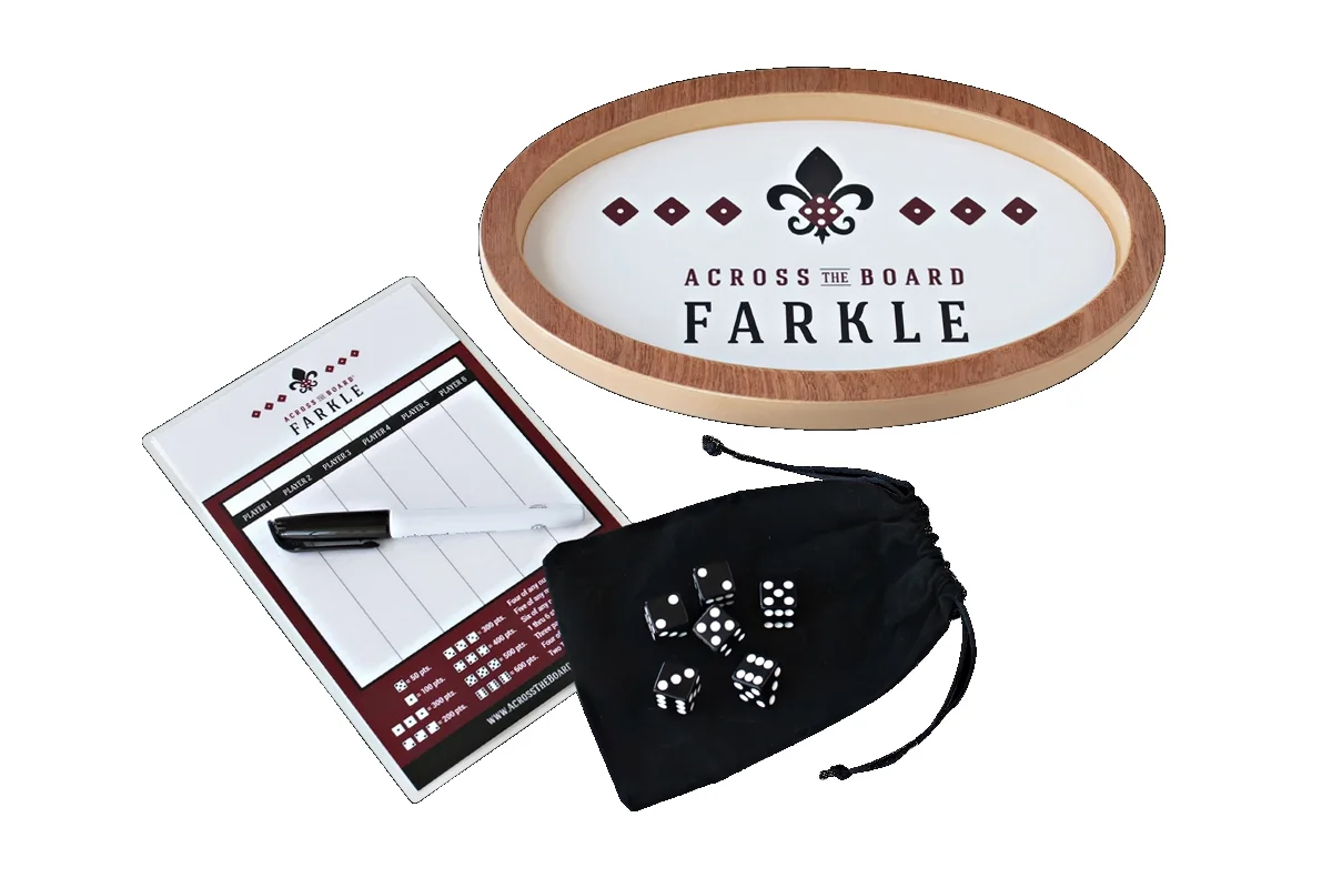 Farkle Handcrafted Board Game from Across the Board