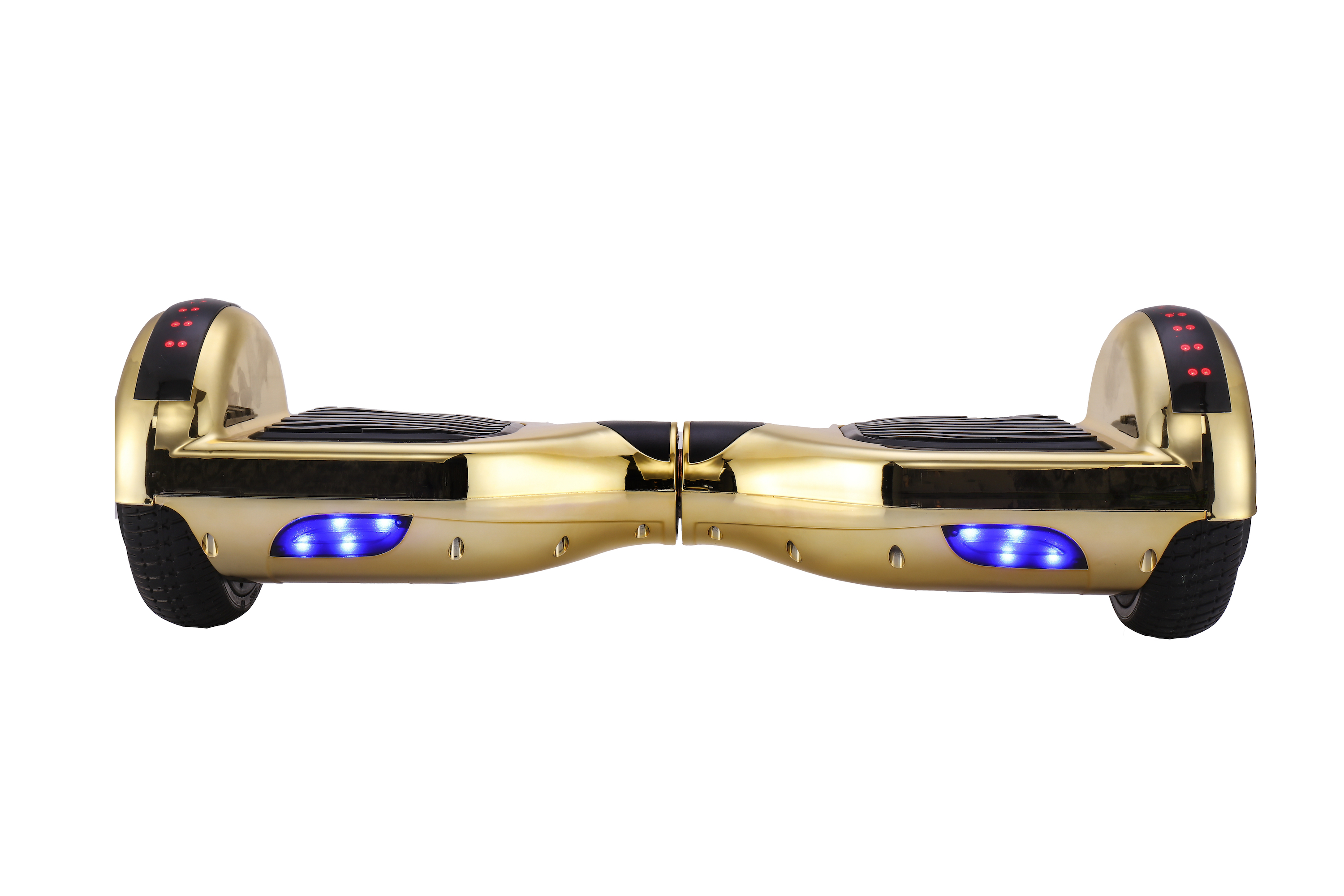 Glarewheel  Self Balancing Electric Scooter Hoverboard, Chrome & Gold