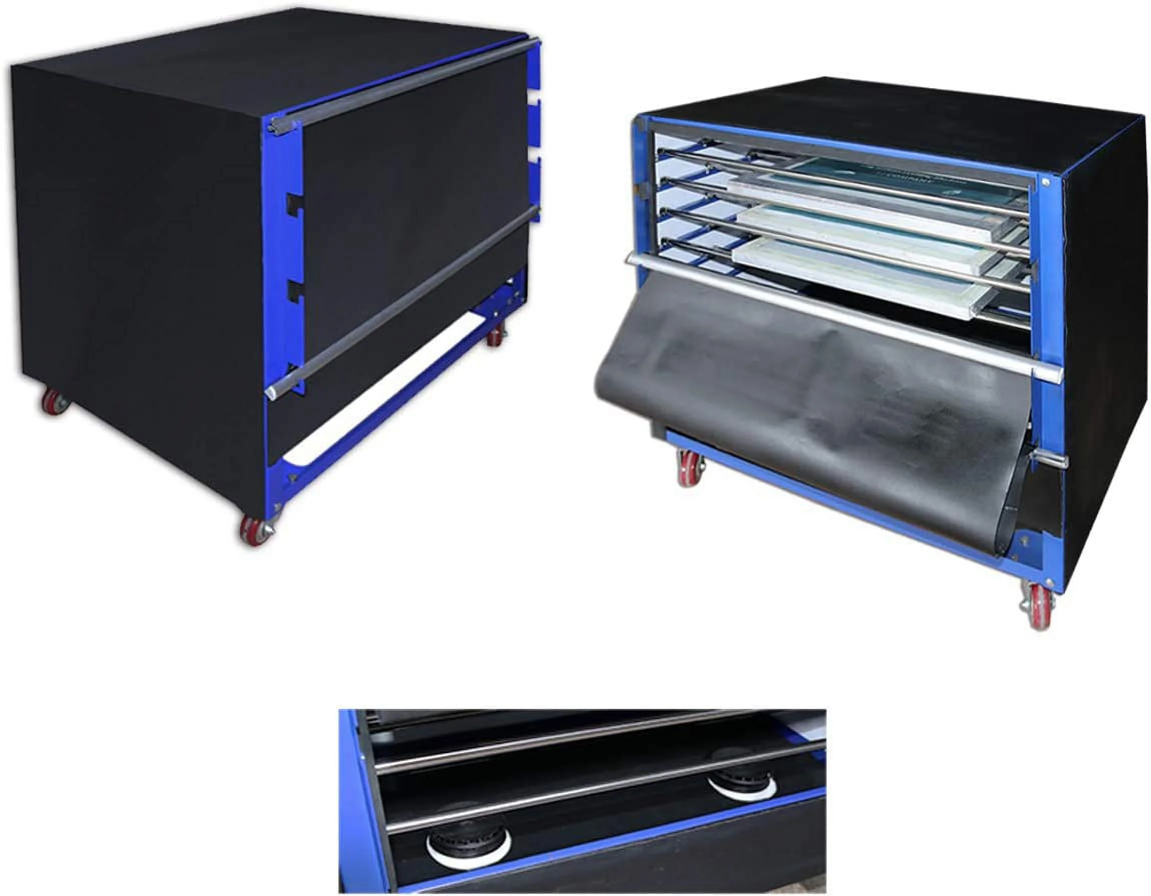 TECHTONGDA Large Warming Machine Six-layer Hot Air Floor Type Vertical Screen Drying Cabinet 35