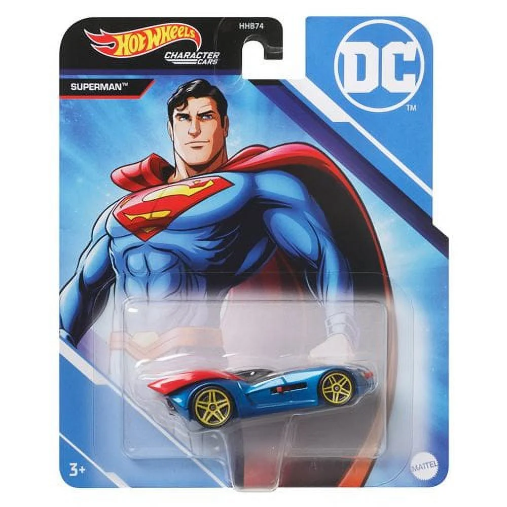 Hot Wheels DC Character Car - Superman