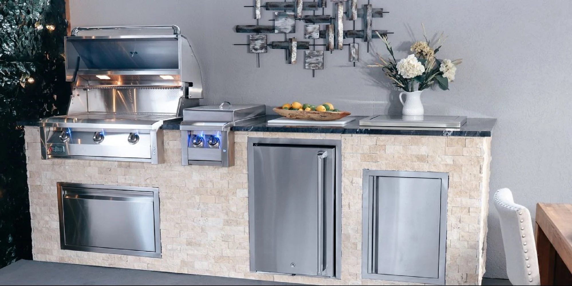 American Renaissance Grill by RCS 36-Inch 3-Burner Built-In Propane Gas Grill - ARG36 LP