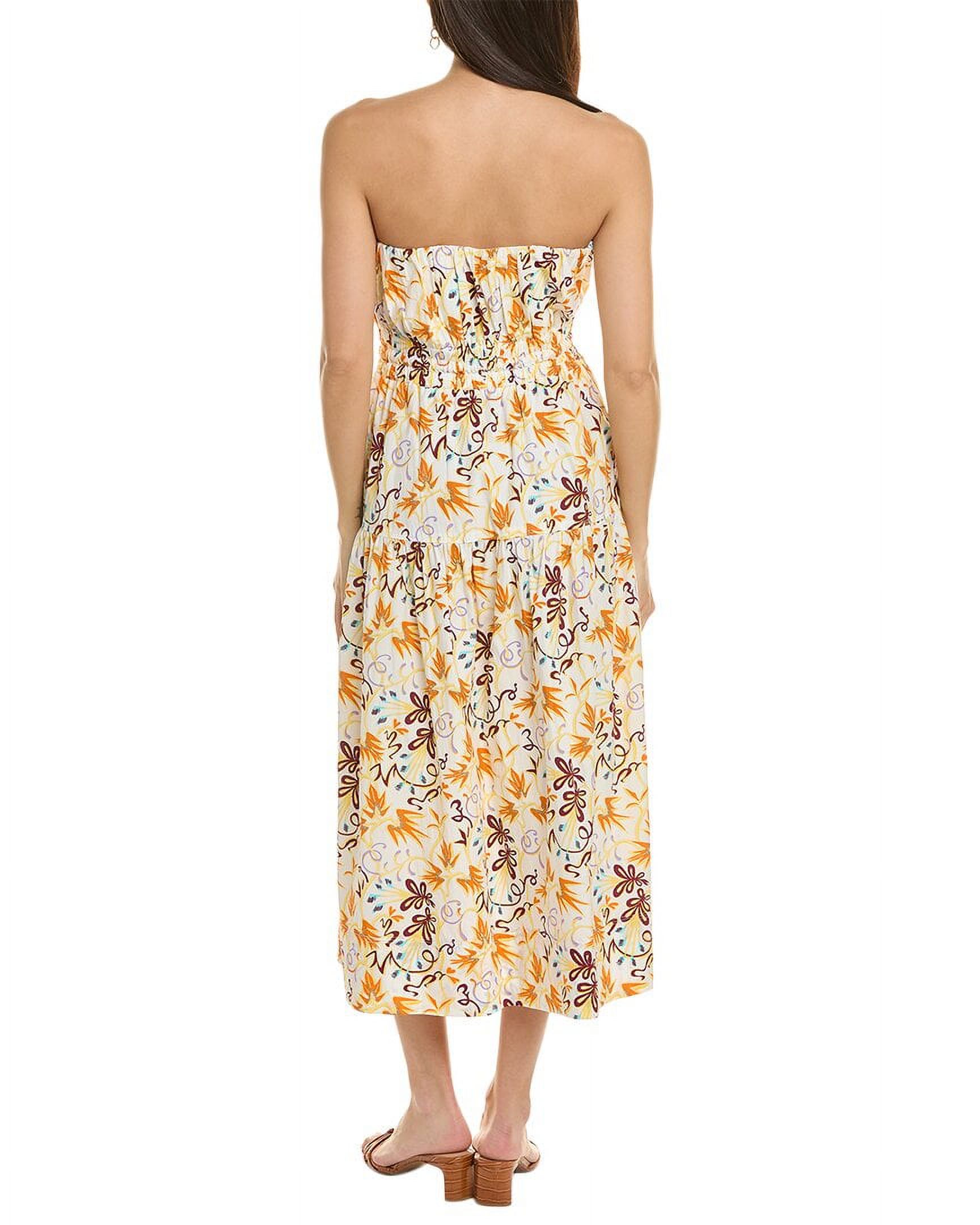 A.L.C. womens  Clark Midi Dress, 6, White