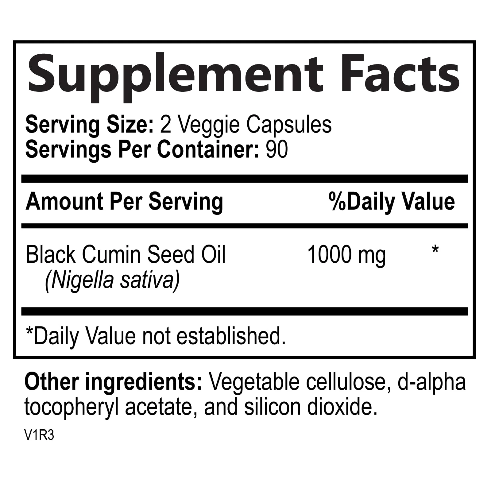 Black Seed Oil Capsules 1000mg - Vegan Cold-Pressed Nigella Sativa Black Seed Oil, Nature's Pure Black Cumin Seed Oil for Immune, Hair and Brain Support, Non-GMO - 180 Capsules