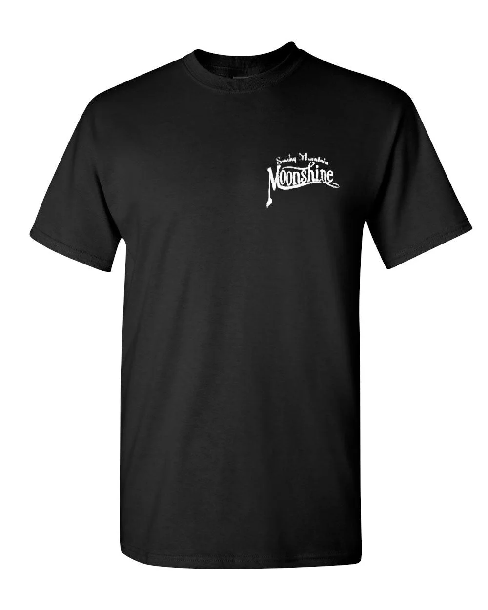 Tee Hunt Smoky Mountain Moonshine T-Shirt American South Drinking Men's Novelty Shirt, Black, 3X-Large