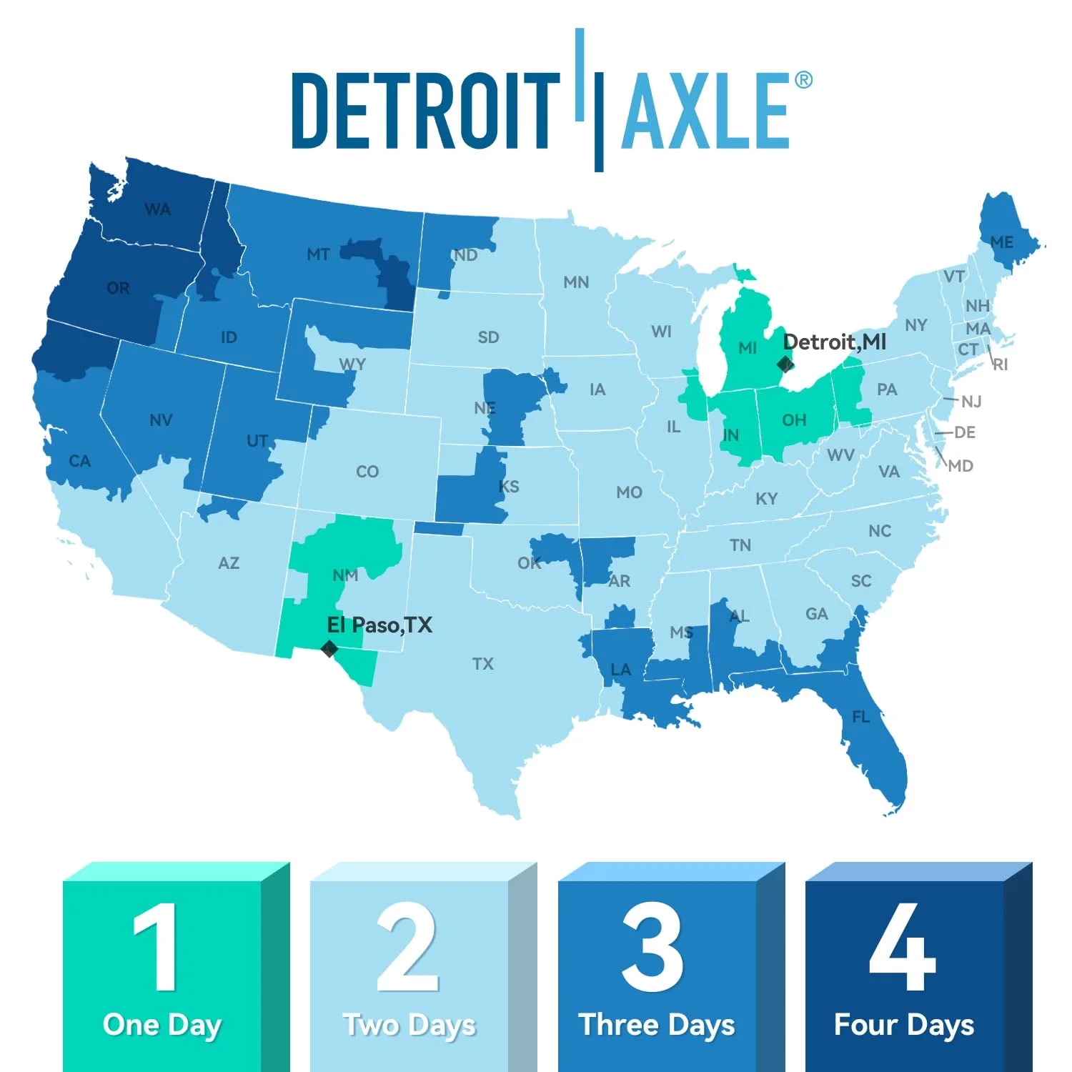 Detroit Axle - 2WD Front Wheel Bearing Hub for Chevy GMC Silverado Sierra Suburban Yukon XL 1500 Tahoe Avalanche Cadillac Escalade ESV Wheel Bearing & Hub Assembly Replacement