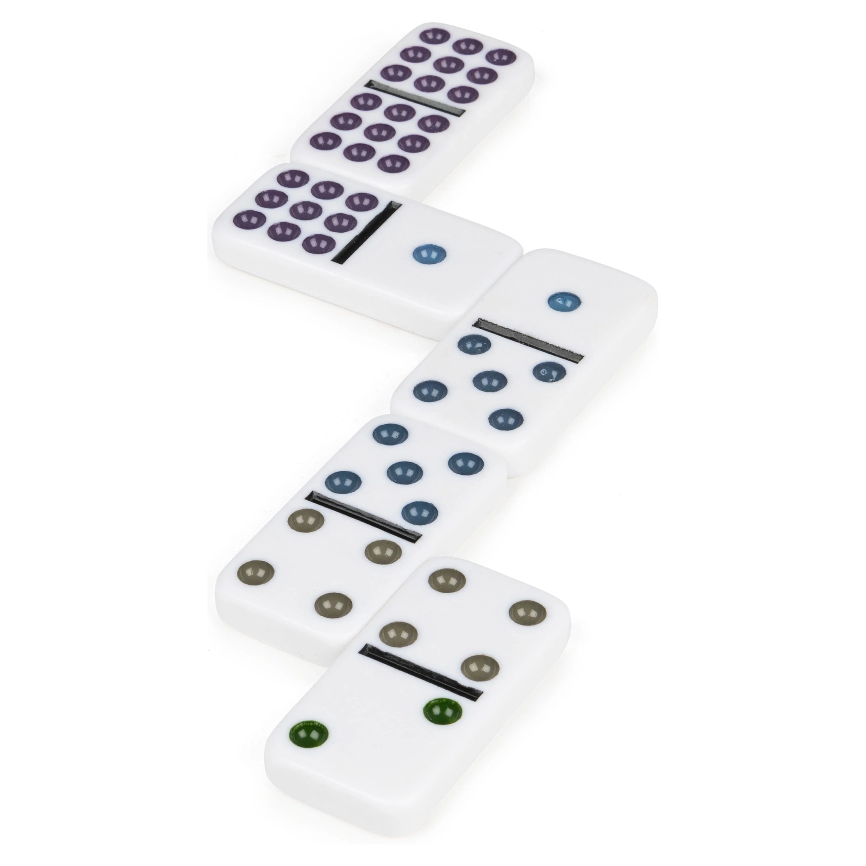 Classics Double Nine Dominoes Set in Storage Tin, for Adults and Kids Ages 8 and up