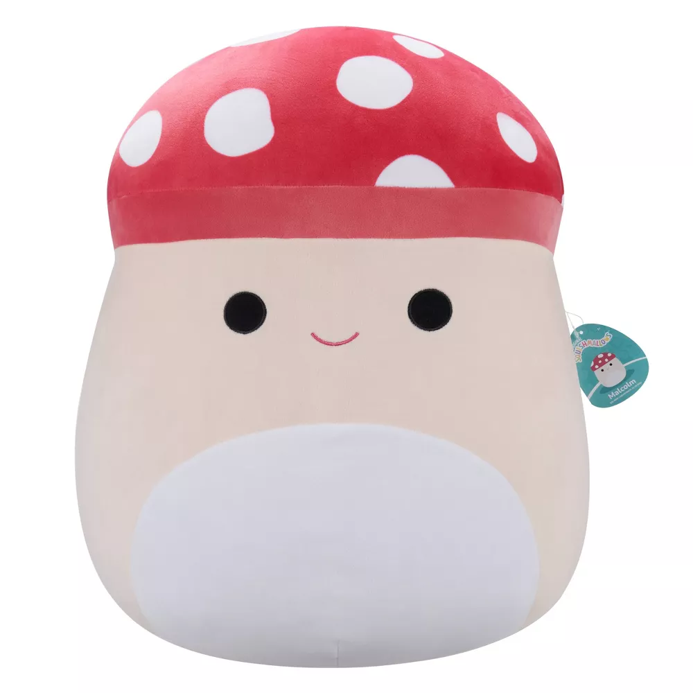 Squishmallows Official Kellytoys Plush 11 Inch Malcolm the Red Mushroom Ultimate Plush Stuffed Toy