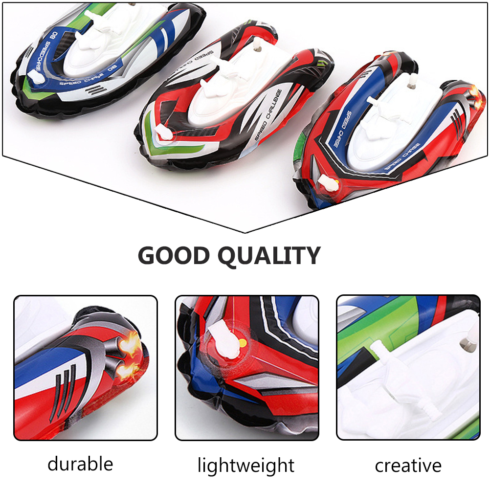 6 Pcs Inflatable Jet Ski Childrens Toys Kid Shower Toy Gifts Yacht Wind up Toy Shower Toys Baby Child