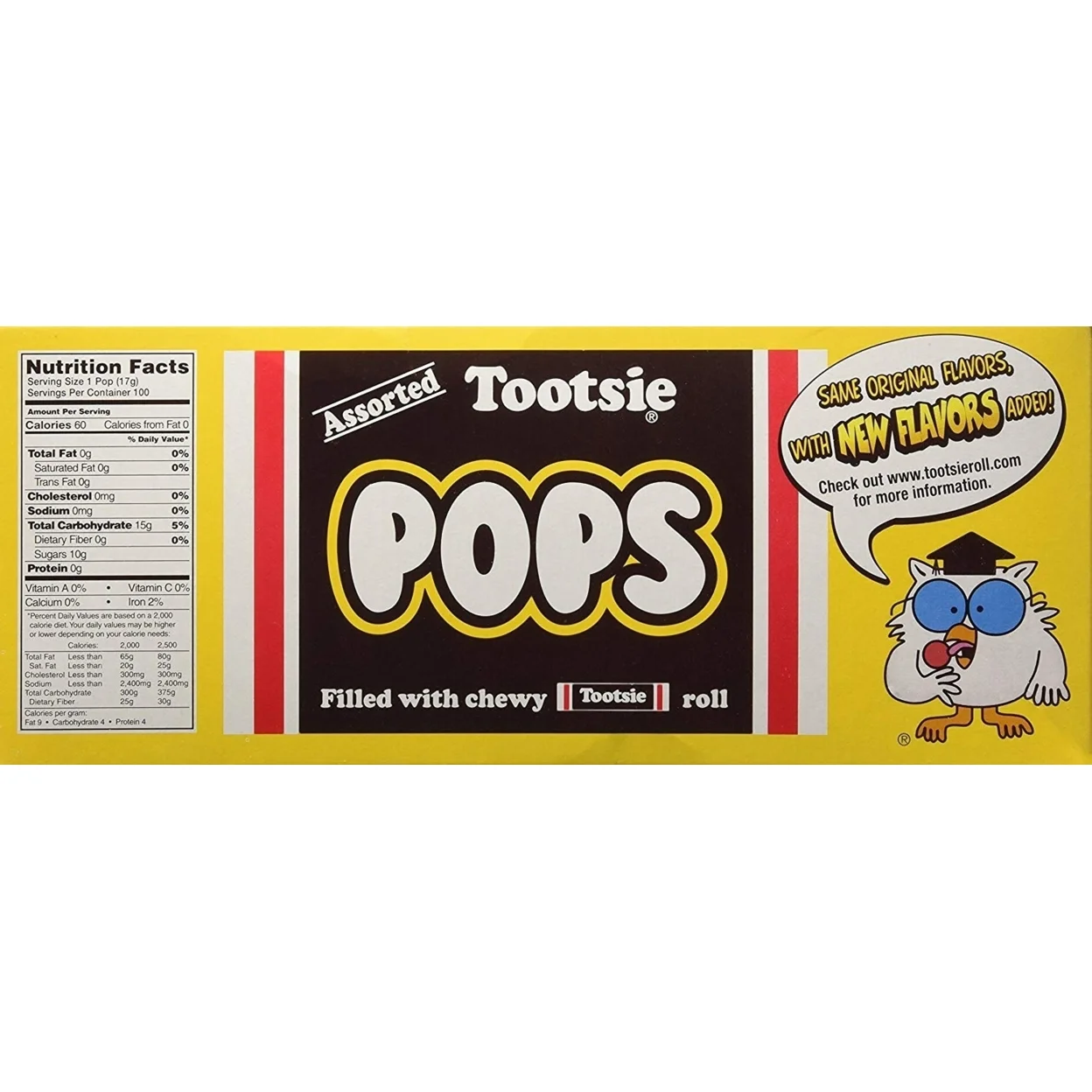 Tootsie Pops Assorted - 100 Count