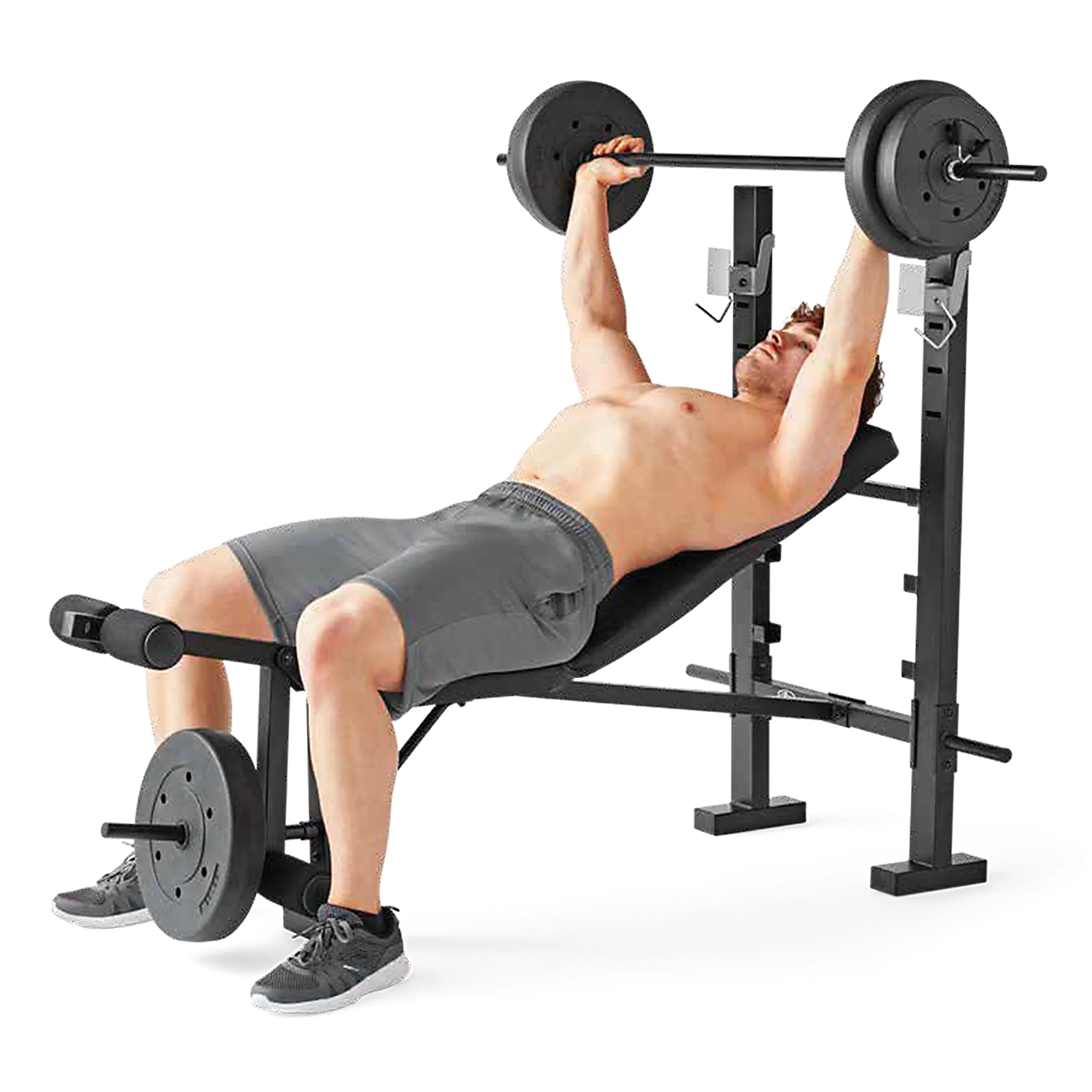 Athletic Works Standard Bench & Rack Combo with Leg Press