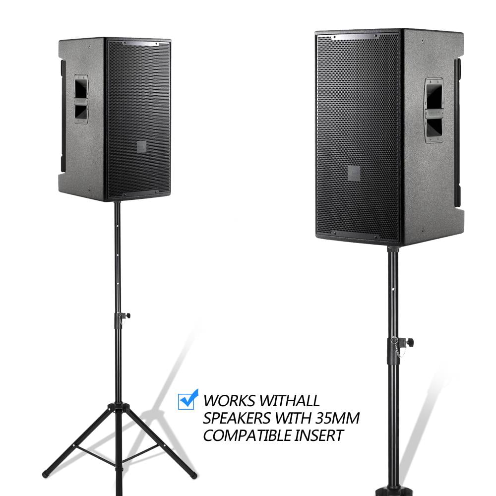 GoDecor 2 Pro Audio DJ PA Speaker Stands Tripod Pole Mount Adjustable Height Stand