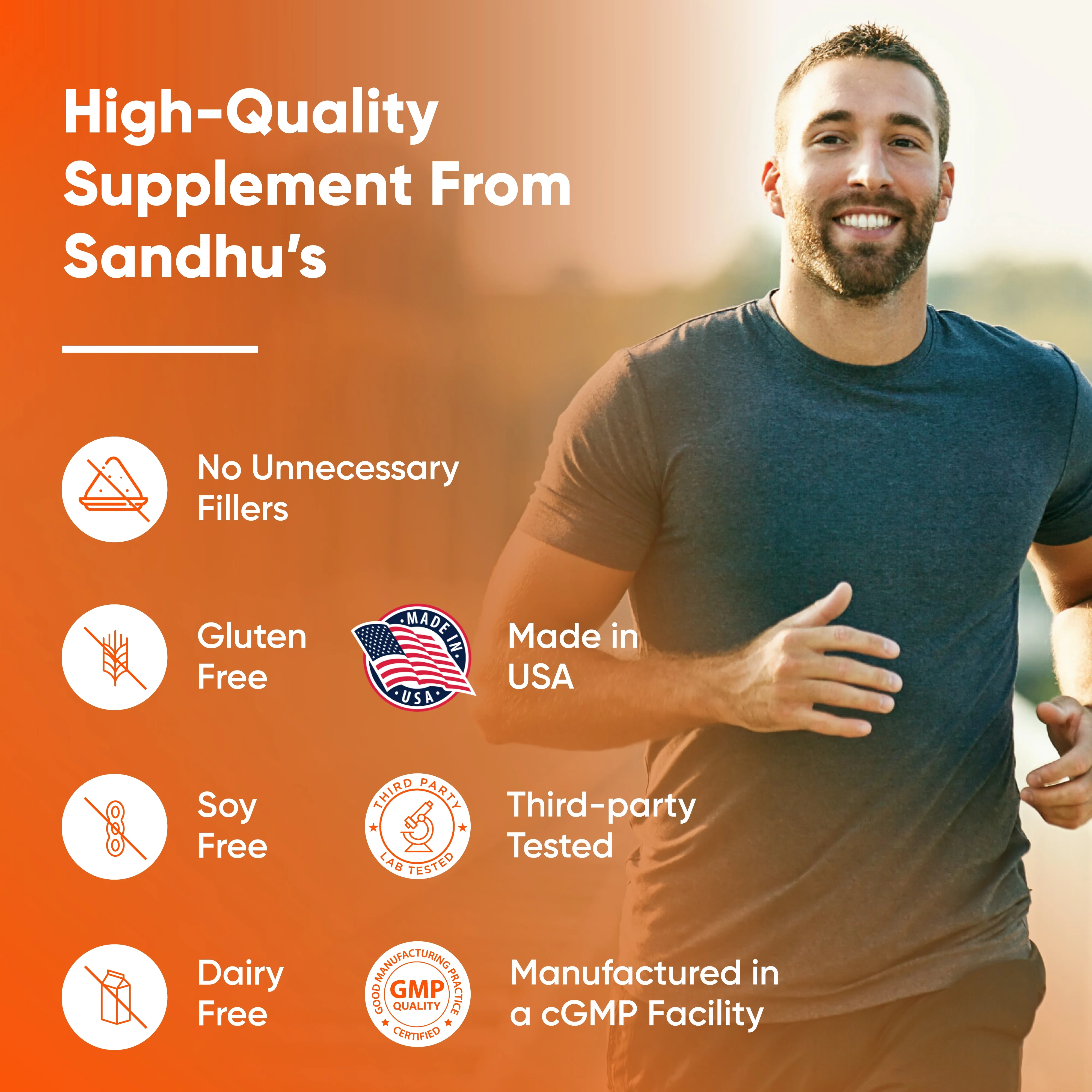 Sandhu's Quercetin, Dietary Supplement for Respiratory Health, 1000mg per Serving, 120 Veg Capsules