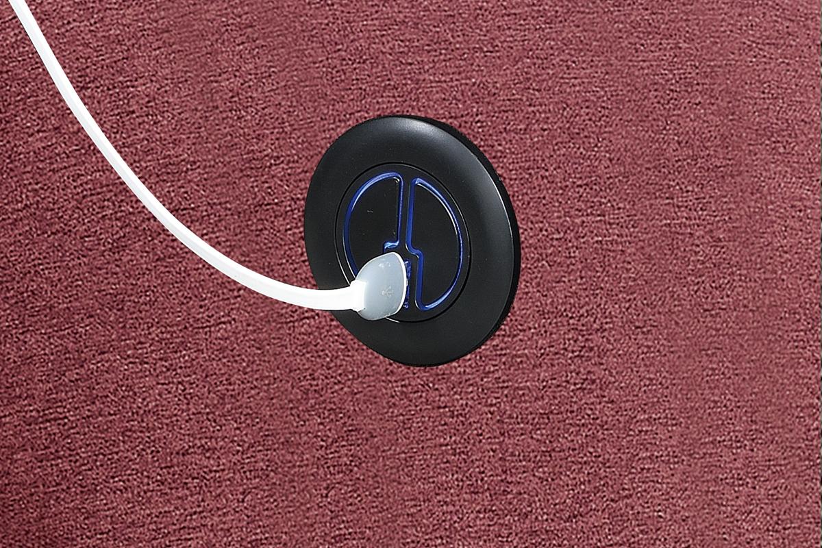 POWER RECLINER in Paprika Red