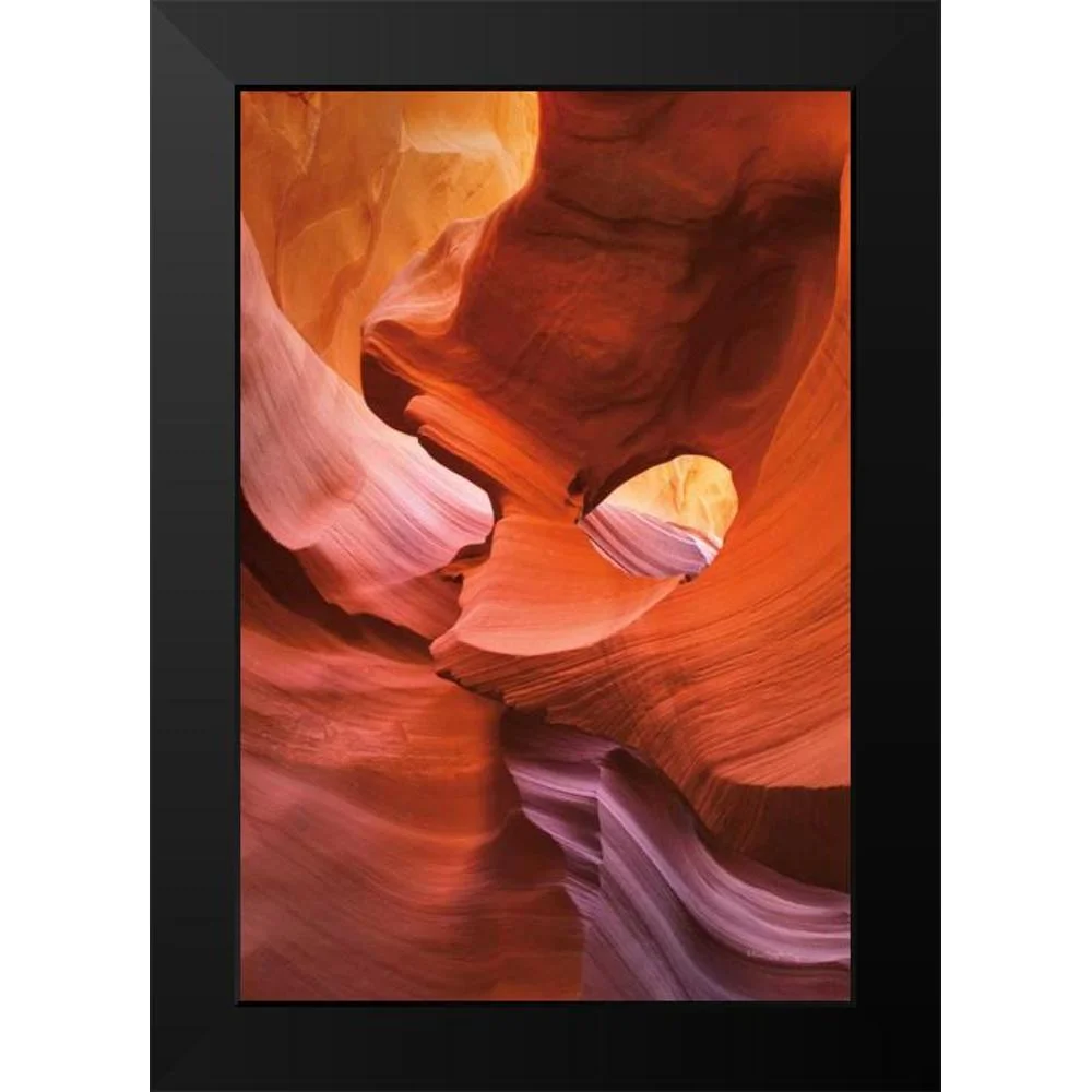 Majchrowicz, Alan 11x14 Black Modern Framed Museum Art Print Titled - Lower Antelope Canyon IV
