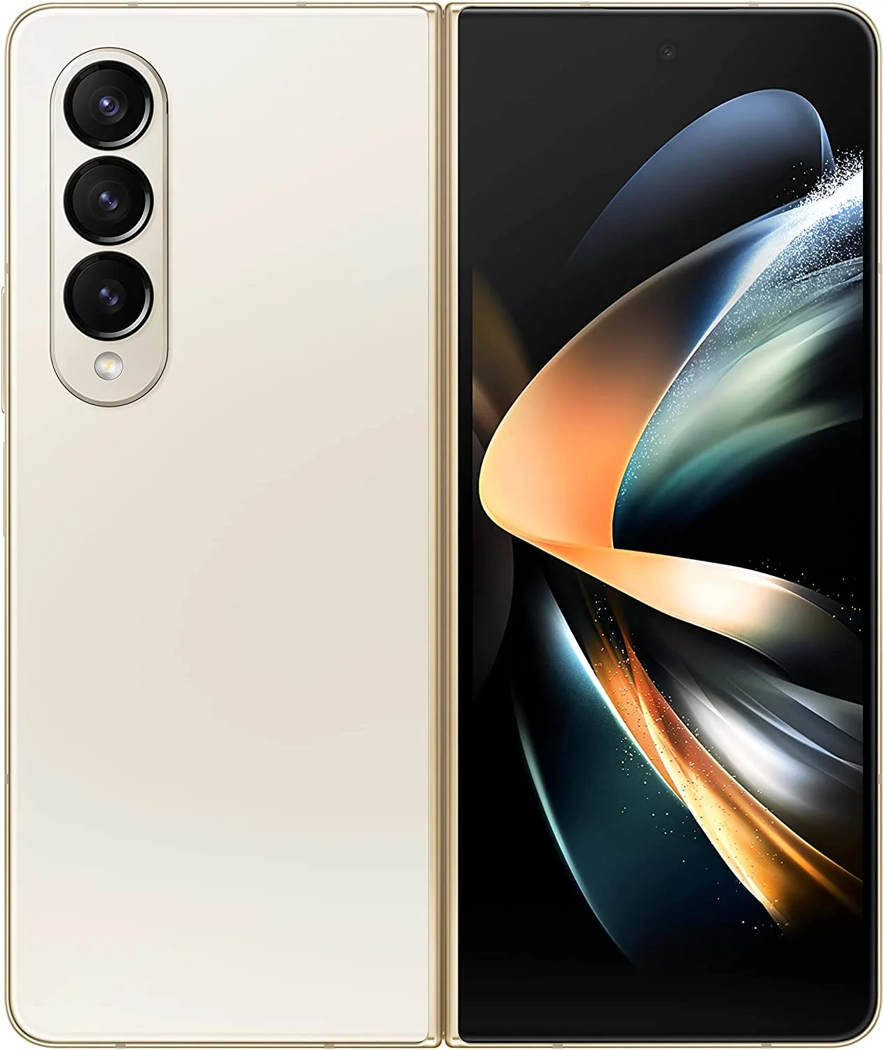 Restored Samsung Galaxy Z Fold 4 5G F936U 512GB T-Mobile (Beige) Smartphone - (Refurbished)