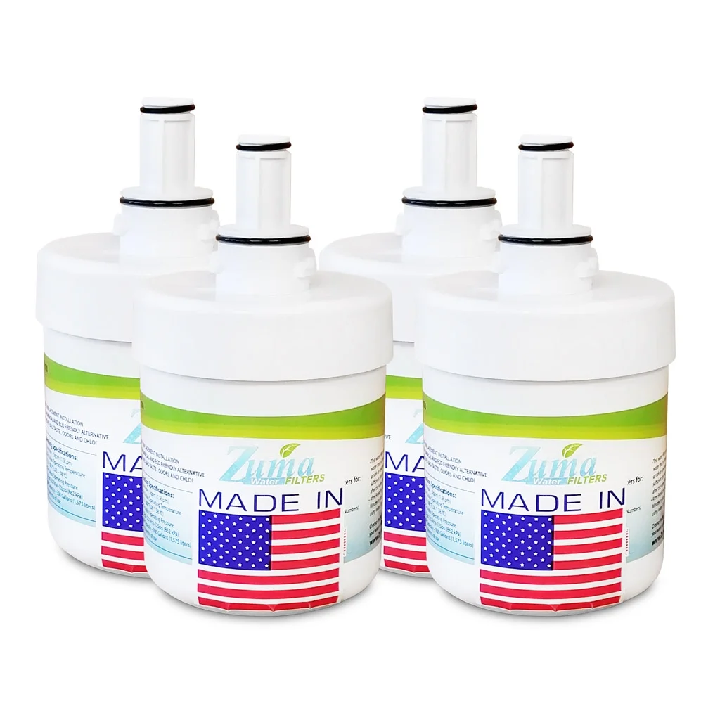 ZUMA Brand , Water and Ice Filter , Model # OPFS-RF300 , Compatible with Samsung® RS2623SL/XAA - 4 Pack - Made in U.S.A.