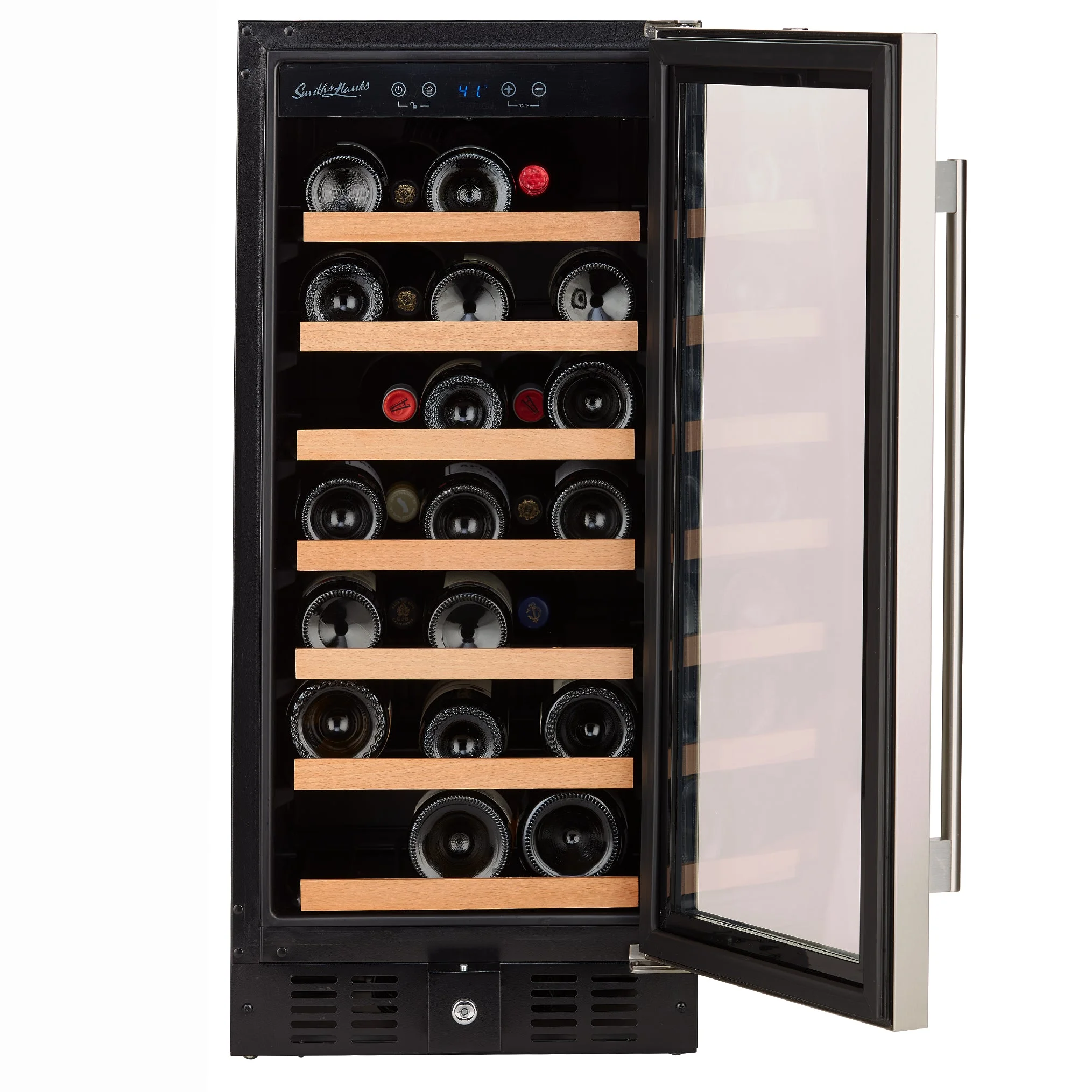 Smith & Hanks 34-Bottle Single Zone Built-In or Free Standing Wine Refrigerator
