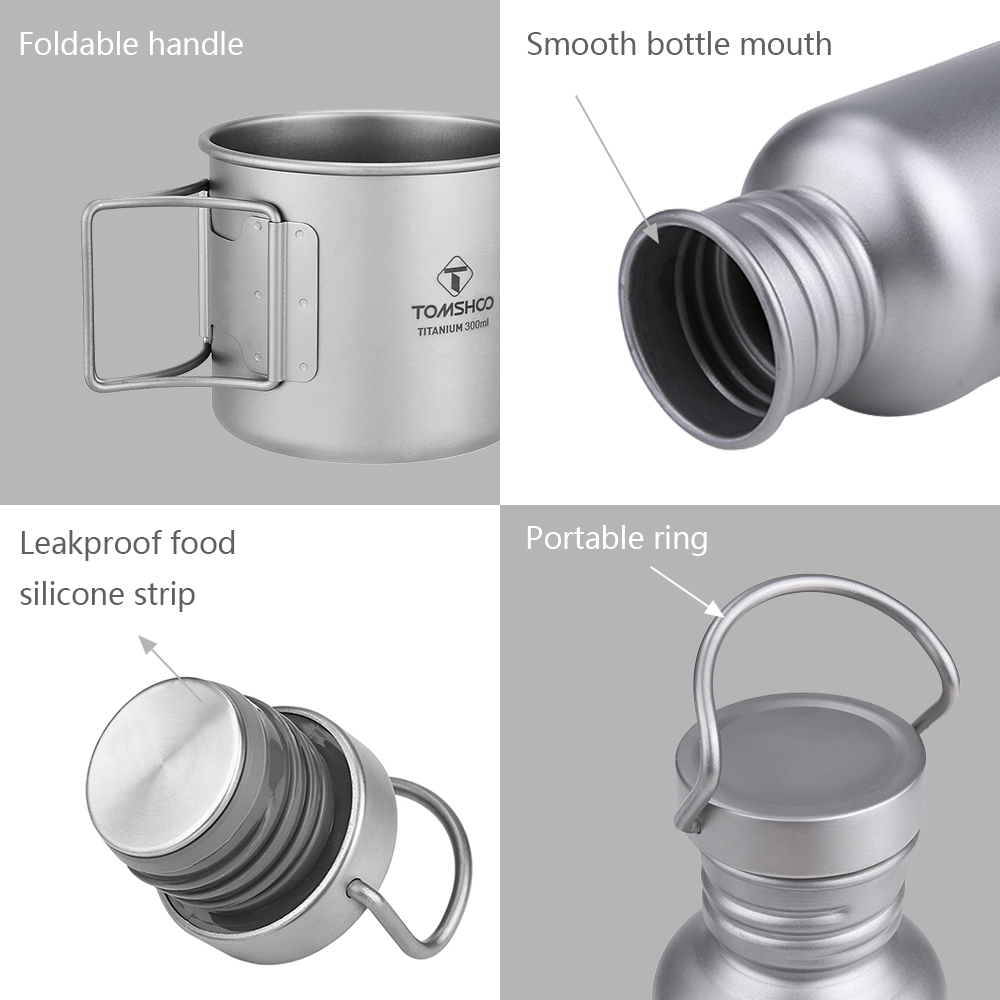 TOMSHOO Kettle,300ml Cup With 750ml Water Bottle Cup With 750ml With 750ml Water Qisuo Eryue Buzhi Saante Kettle Huiop 300ml