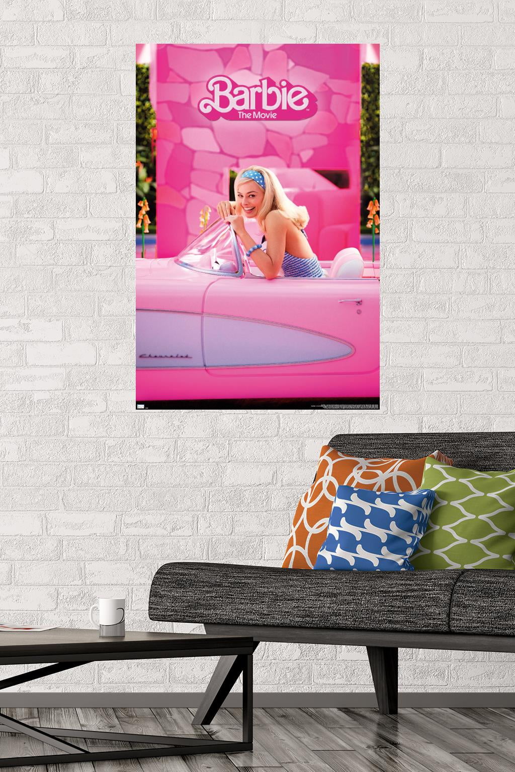 Mattel Barbie: The Movie - Barbie Car Wall Poster, 22.375