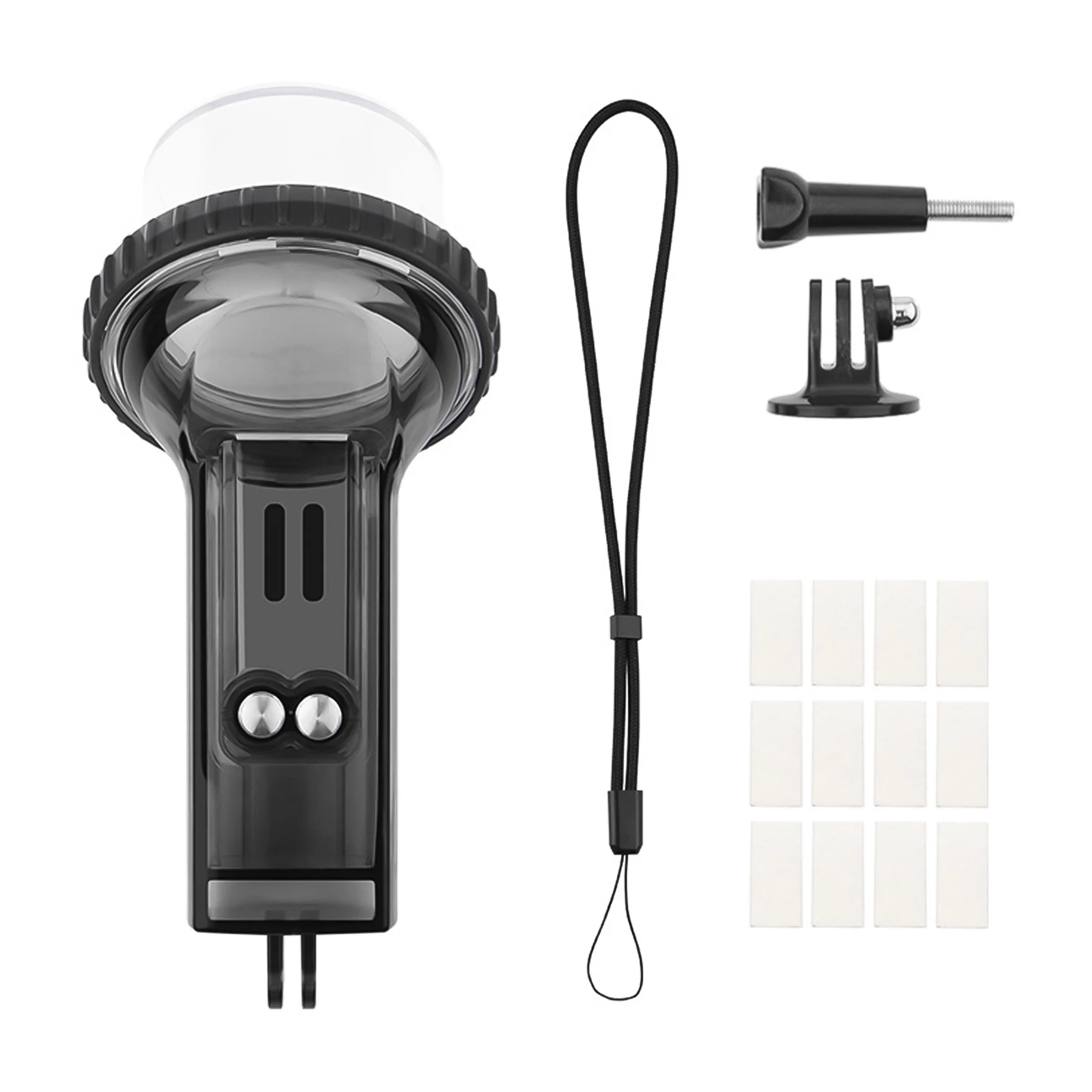 Sports Camera Waterproof Case Diving Housing Underwater 60M with Lanyard Replacement for Osmo Pocket 2 Action Camera