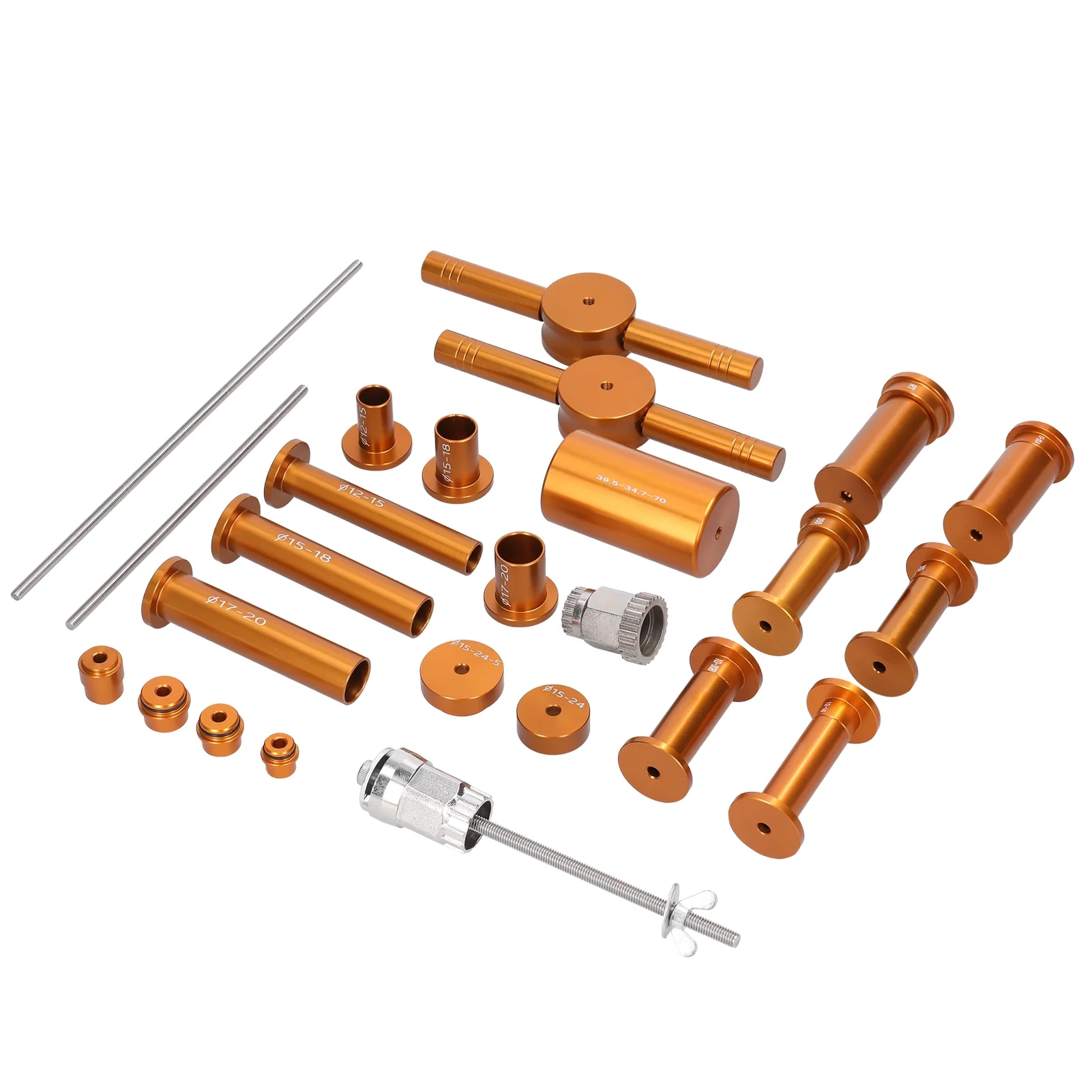 Aibecy Bike Hub Bearing Tool Kit, Quick Release Thru Axle for Easy Installation and Removal, Ratchet Repairing Tools for Freehub Hub Body, Essential for Bike Maintenance