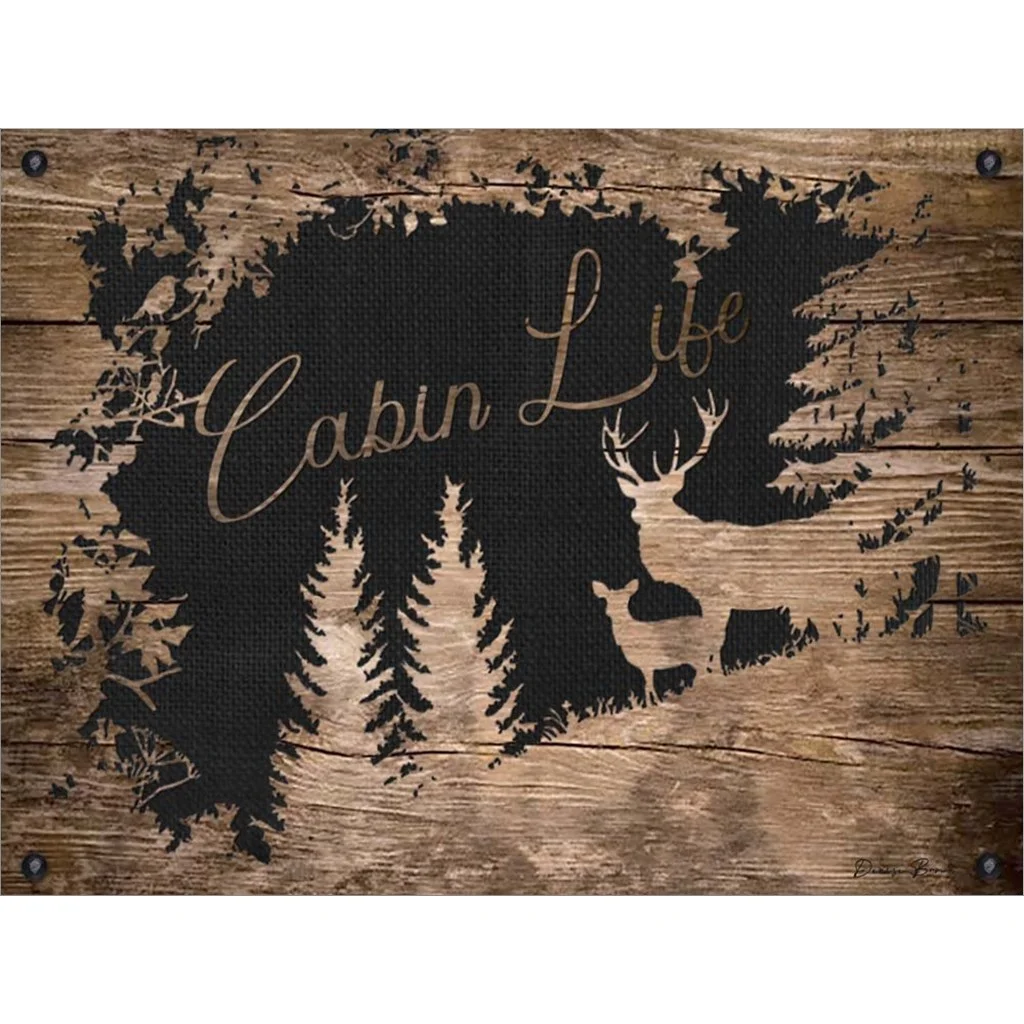 Great Art Now Cabin Life by Denise Brown, Canvas Wall Art, 21.5W x 16H