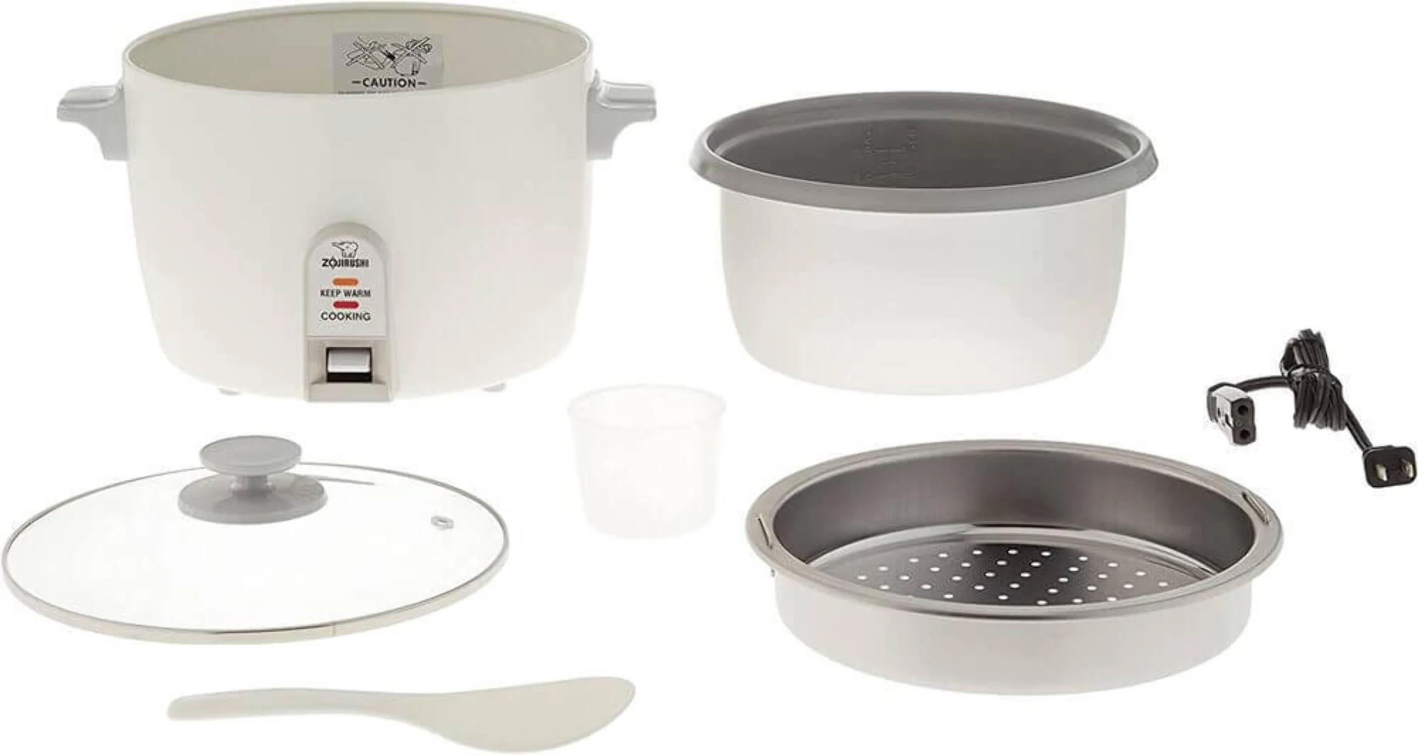 Zojirushi Rice Cooker NHS-18 10-Cup (Uncooked) White (NHS-18WB)