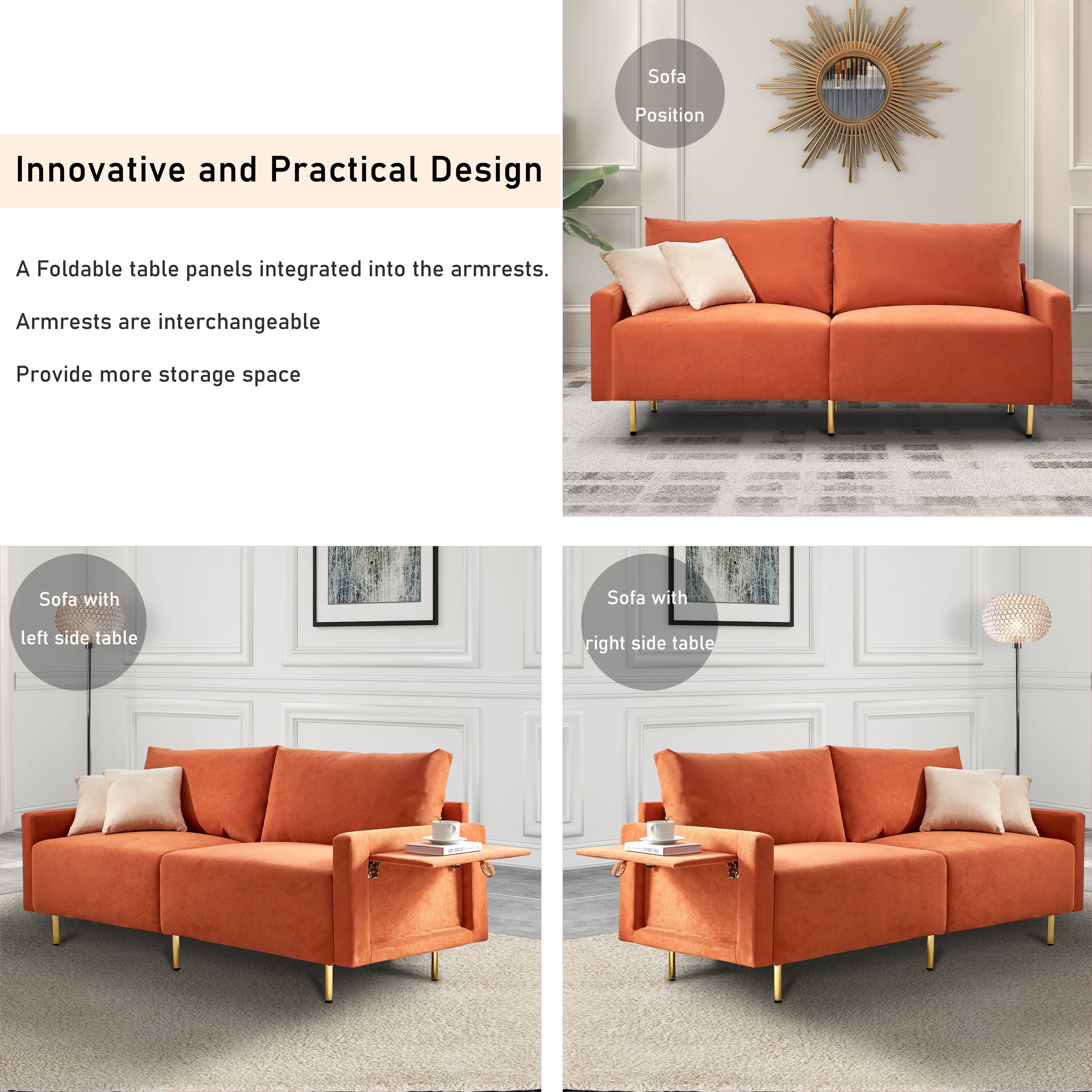 BSHTI 66.9 inch Modern Upholstered 2-Seat Loveseat Sofa,European style Loveseat Sofa for Livingroom(Navy Blue)