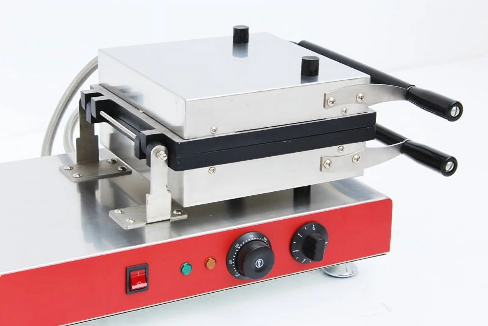 INTBUYING Nonstick Electric 8pcs Mini Square Waffle Baker Maker Machine Iron