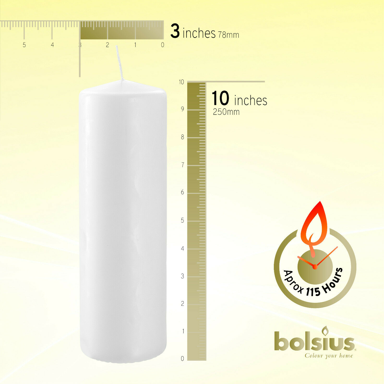 Bolsius 3 X 10