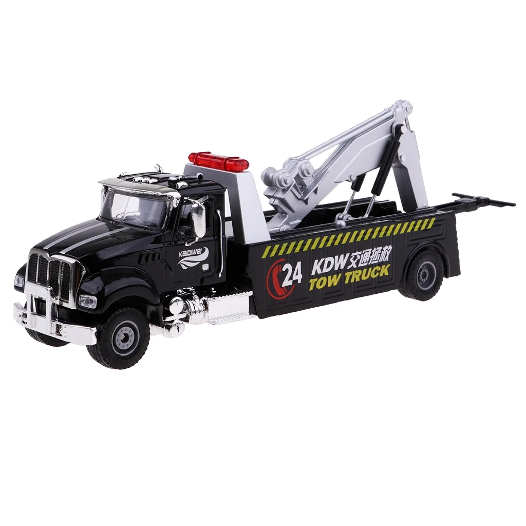 1:50 Scale Diecast Tow Truck Wrecker Road Vehicle Collectible Toy, High