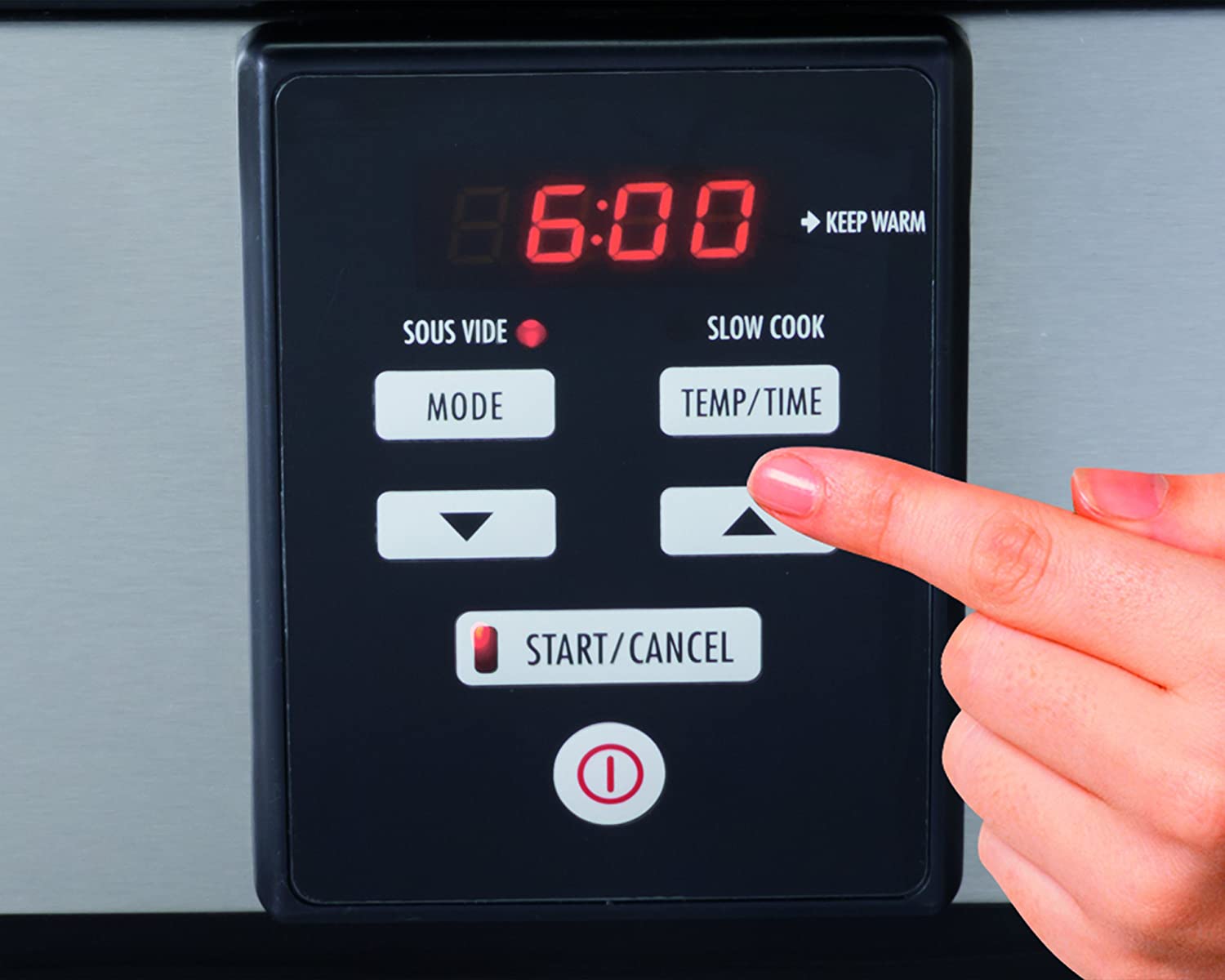 Hamilton Beach Professional Sous Vide Water Oven & Slow Cooker, 6 Quart Programmable, Stainless Steel (33970)