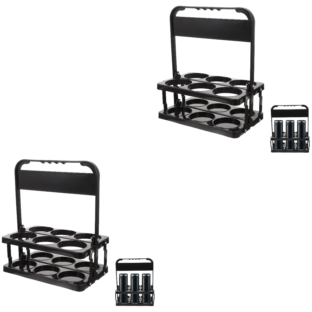 NUOLUX 2pcs Sports Bottle Holder Water Bottle Rack Sports Bottle Carrier Sport Bottle Storage Holder