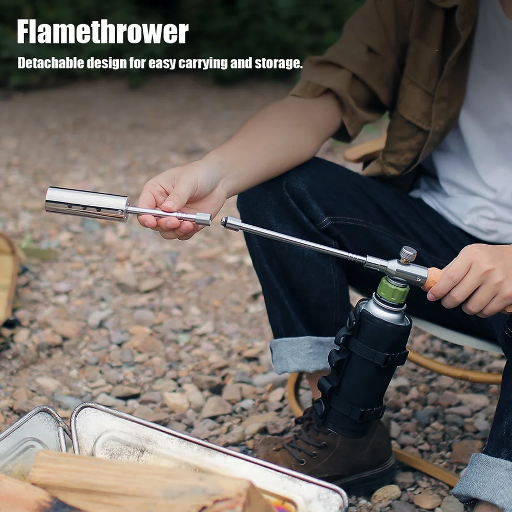 ISE MOUNT Blow torches,Wood Handle Portable S Tool Portable Burners ToolPortable Blow Torches Wood Tool Picnic Bbq Siuke Portable Tool Huiop