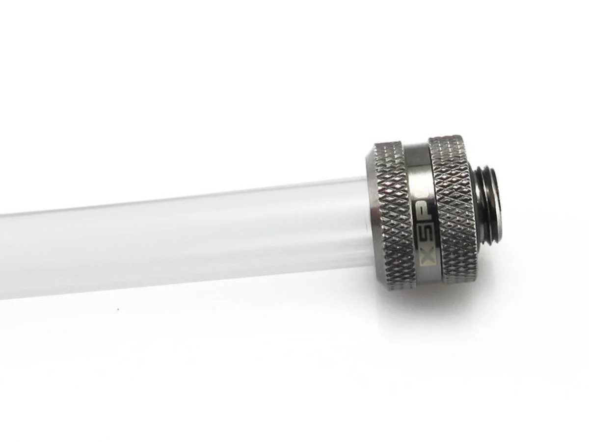 XSPC 14mm PETG Rigid Tubing, 0.92m, Clear, 4-pack