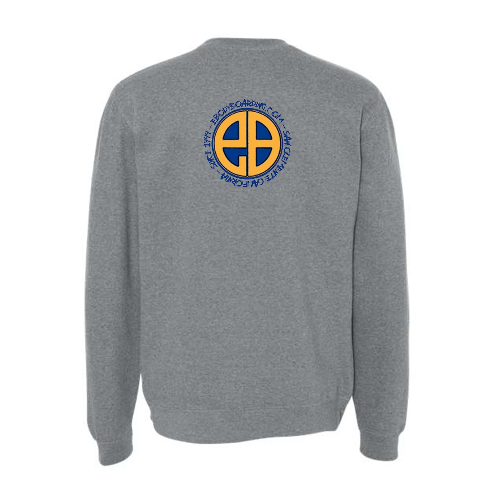 eBodyboarding Edgy Crewneck Sweatshirt - GMGH/BU/OR - 2XL