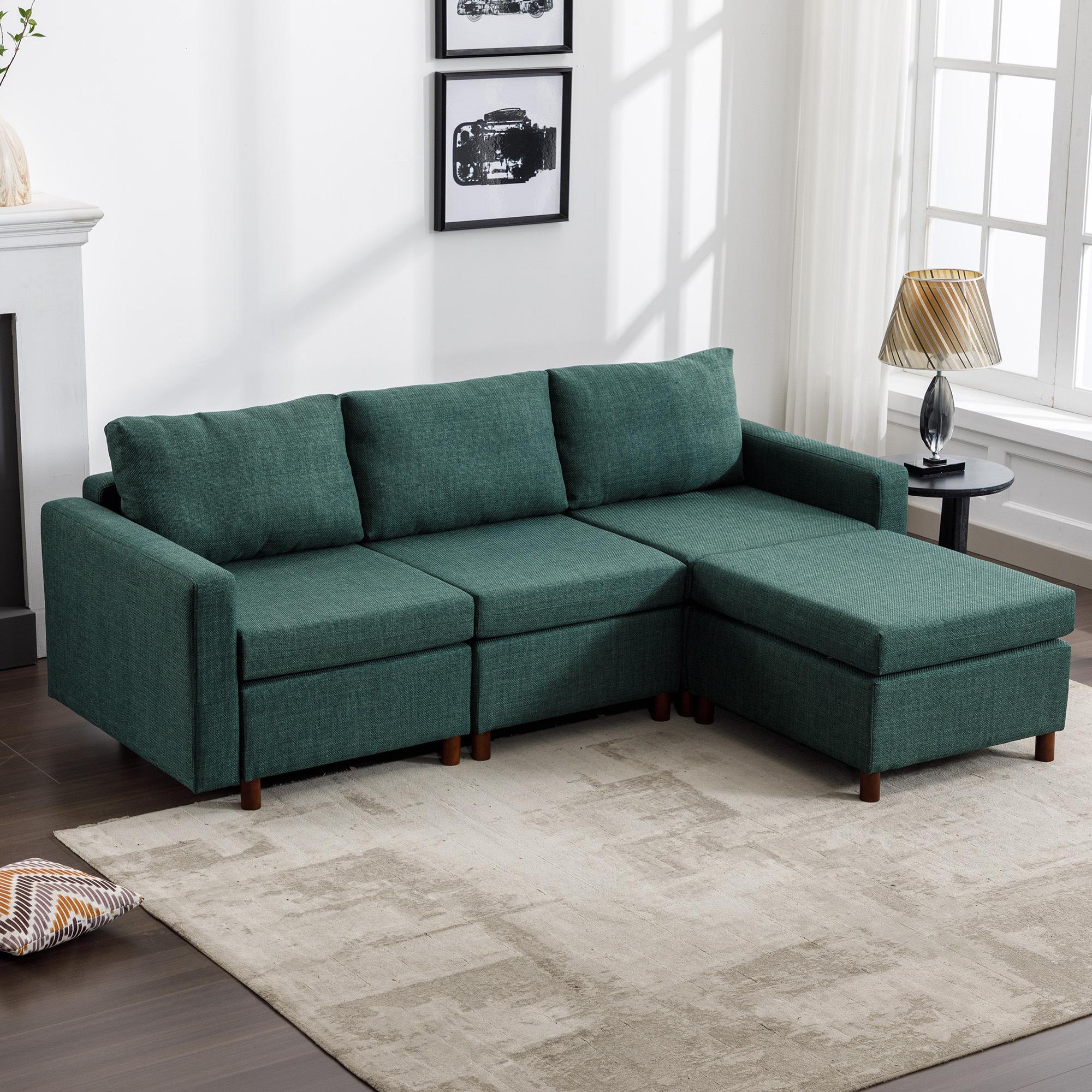 Elegant 3 Seat Sectional Sofa Set - Upgrade Your Space