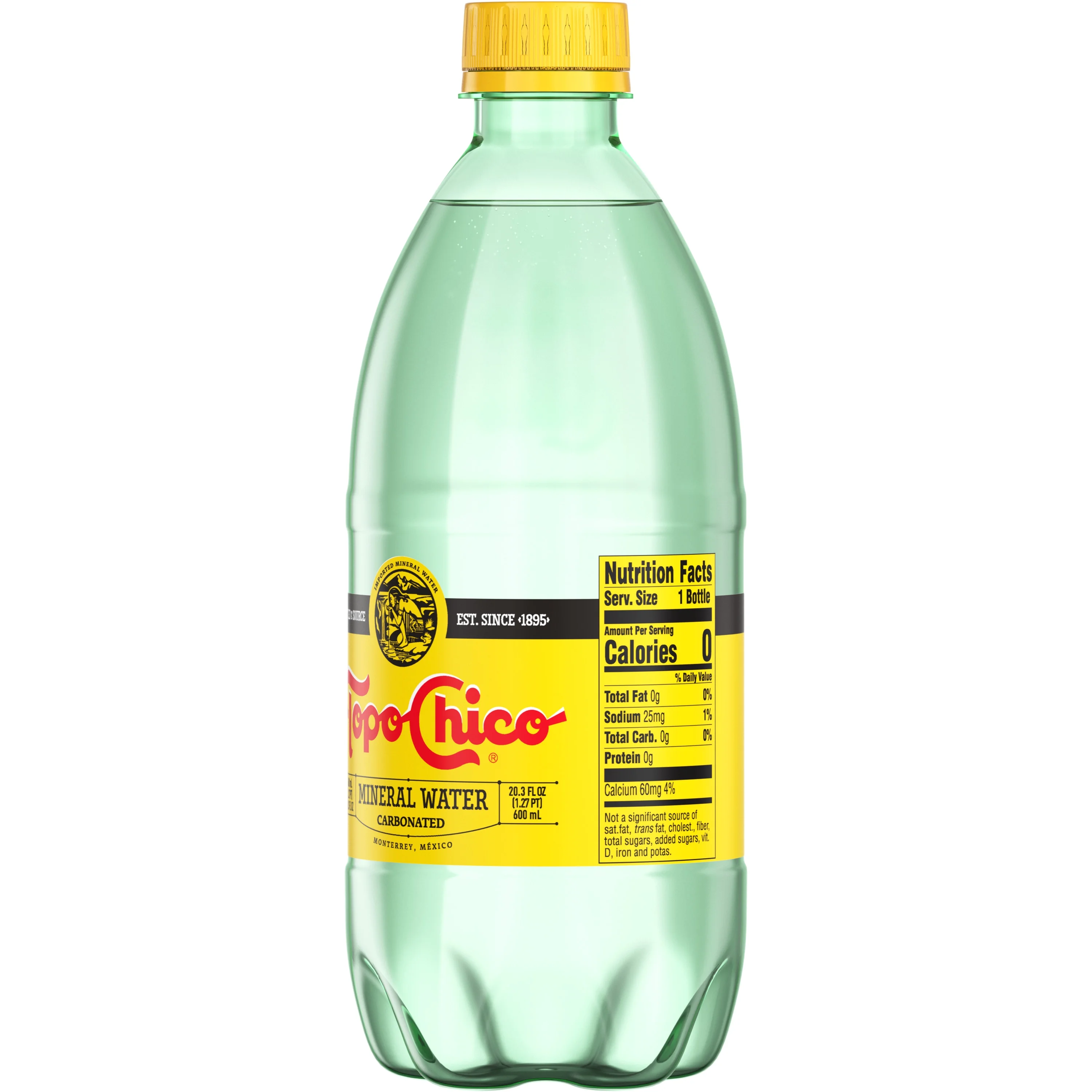 Topo Chico Sparkling Mineral Water Bottle, 20.3 fl oz