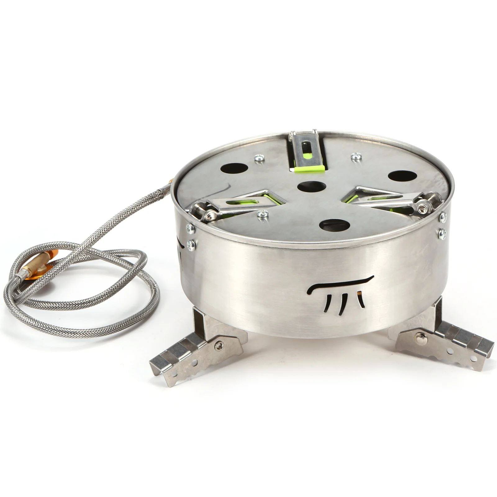 Lixada Portable Camping Gas Stove, 12800W Backpacking Hiking Stove, Outdoor Furnace for Campsite Cooking