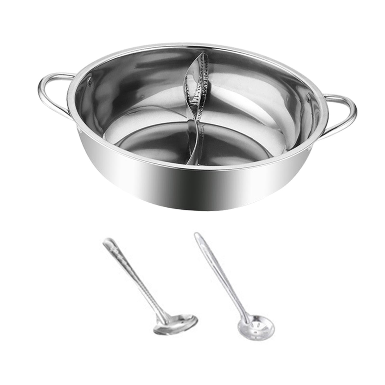 Shabu Shabu Hot Pot Hot Pot Cooker Ramen Cooker for Restaurant Party Camping 32cm