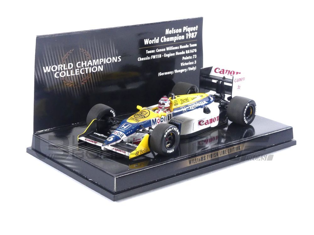 MINICHAMPS 1/43 - WILLIAMS FW11B Dirty Version - World Champion 1987