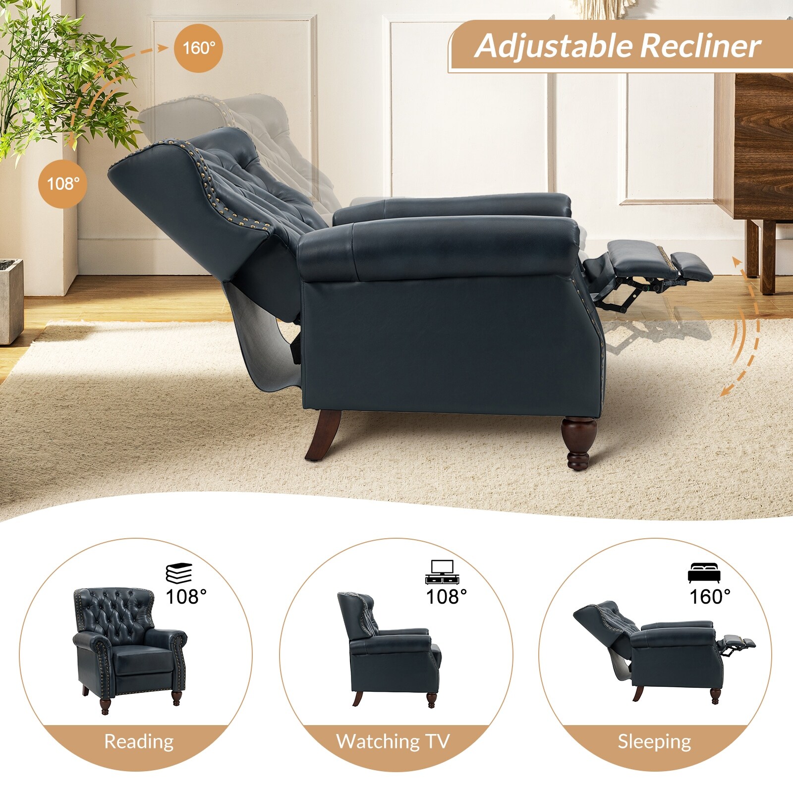 HULALA HOME Justine Traditional 34.5