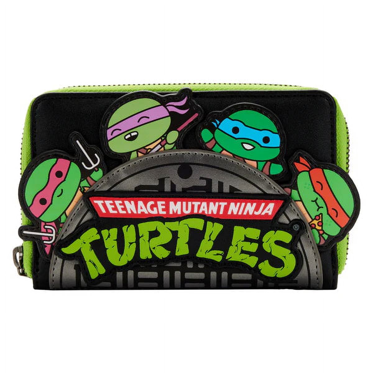 Loungefly Teenage Mutant Ninja Turtles Sewer Cap Zip Around Wallet