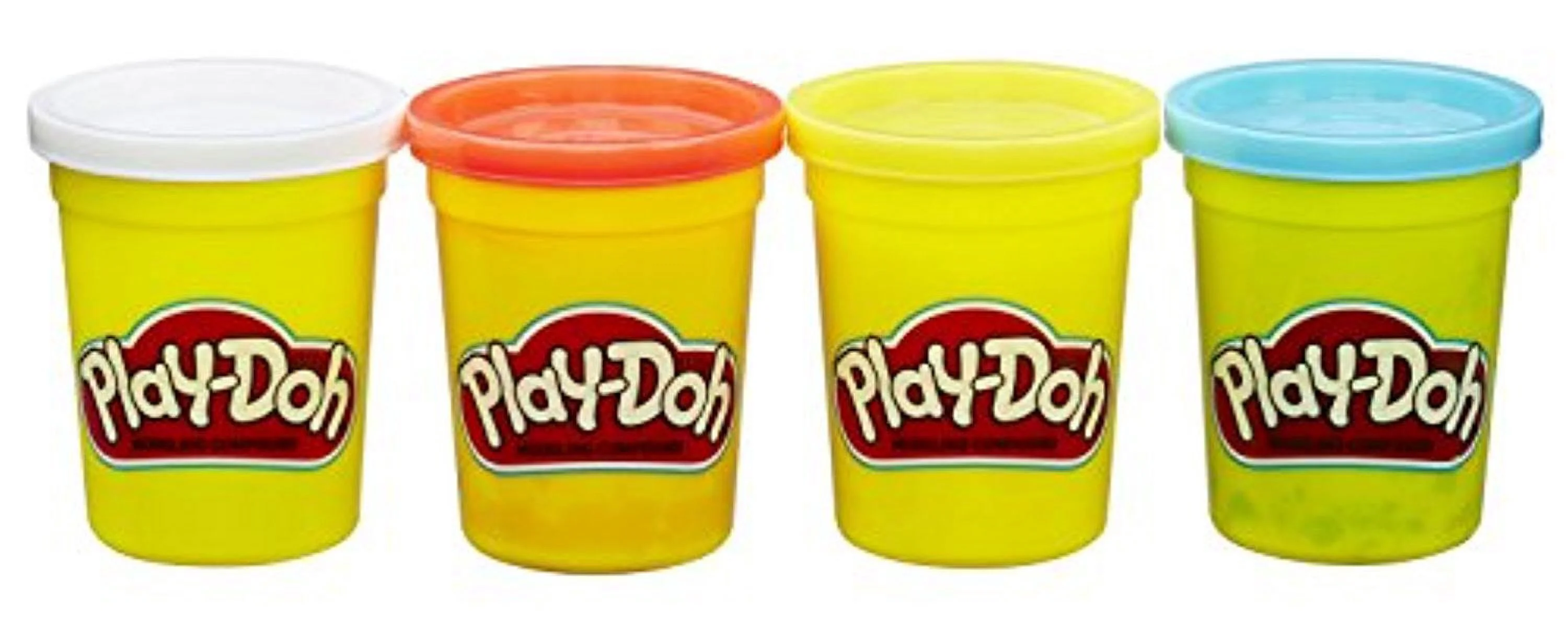 PD: Classic Color Assorted 4 oz (8) Play-Doh Modeling Compound, Ounce Cans, Primary Colors, Set of Hasbro B5517