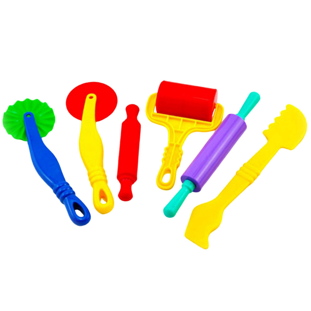 Play Dough Model Tool Toys Creative 3D Play Dough Tools Playdough Set for Parents-Child Interactive Game
