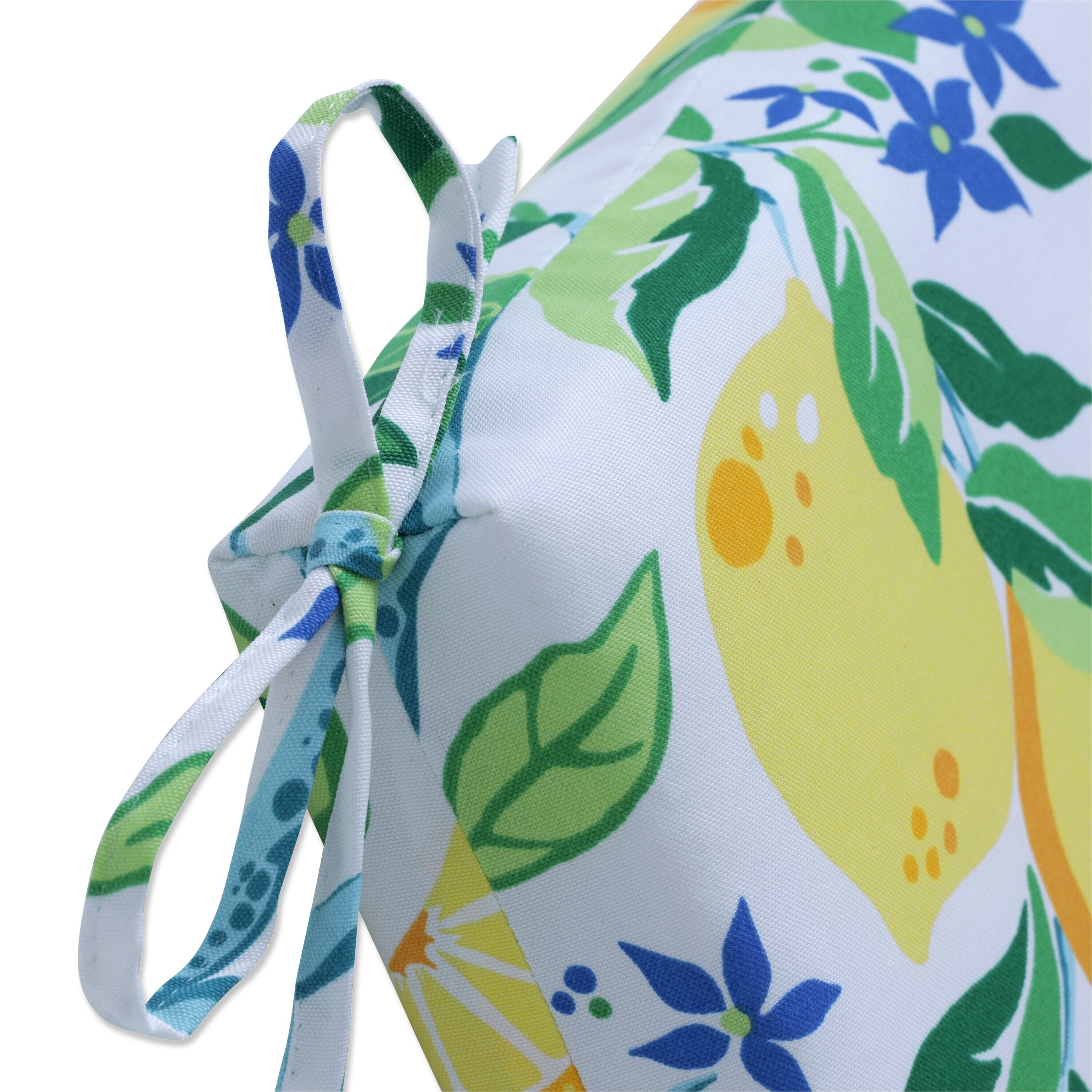 Pillow Perfect  Outdoor | Indoor Lemon Tree Yellow Chaise Lounge Cushion 72.5 X 21 X 3