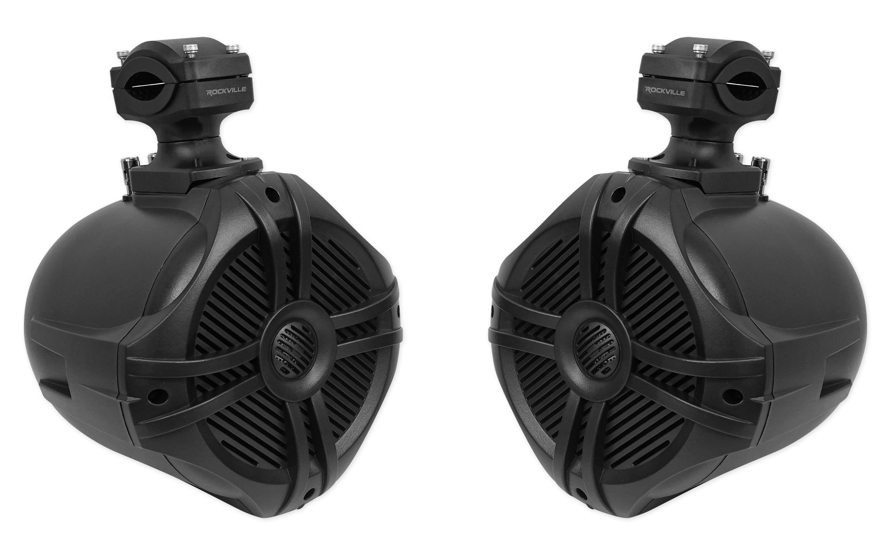 (4) Rockville RWB70B Black 6.5