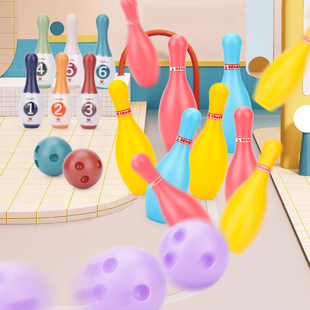 Children'S Bowling Parent-Child Interactive Entertainment Sports Game Indoor And Outdoor Bowling Set